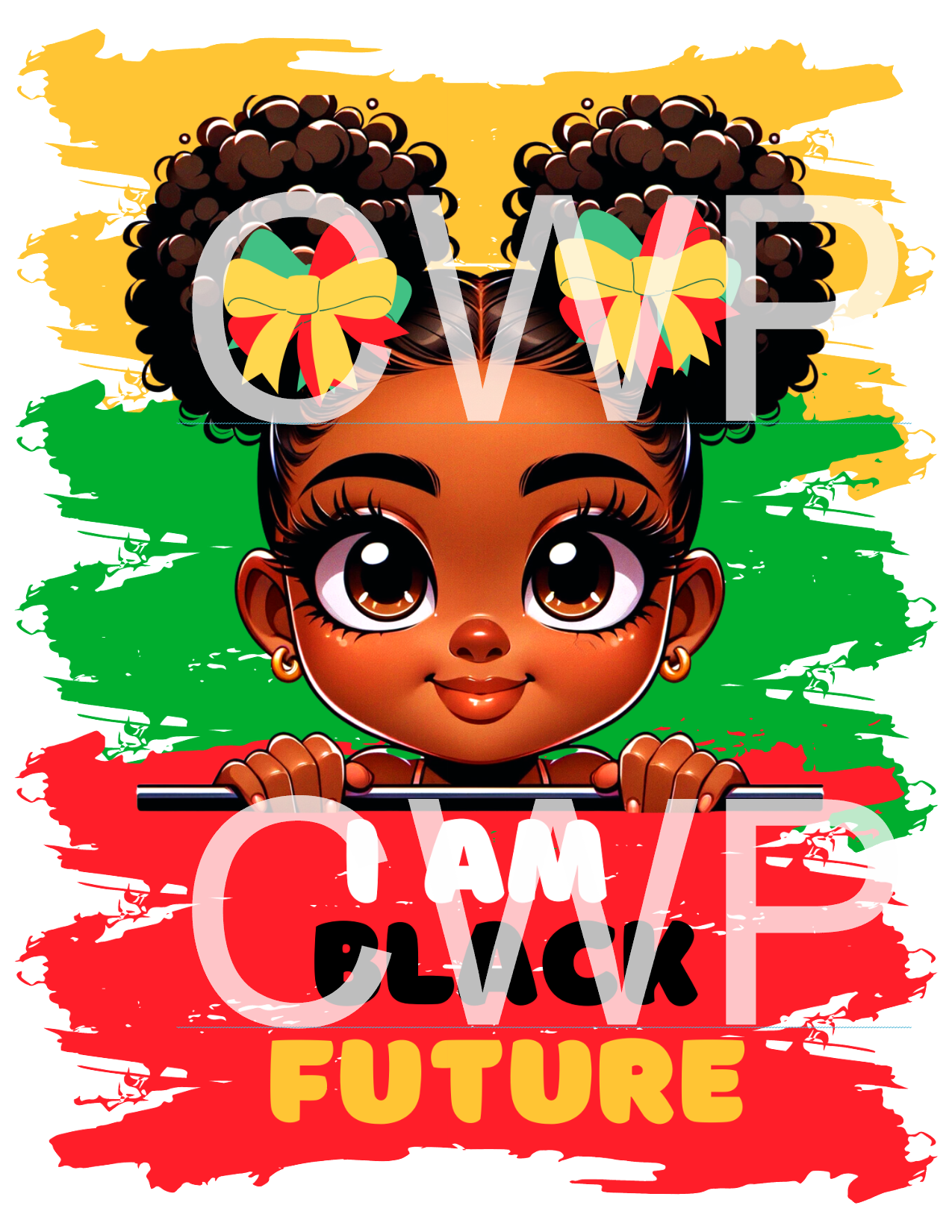 Black History Month Sublimation Transfers for Girls Shirts