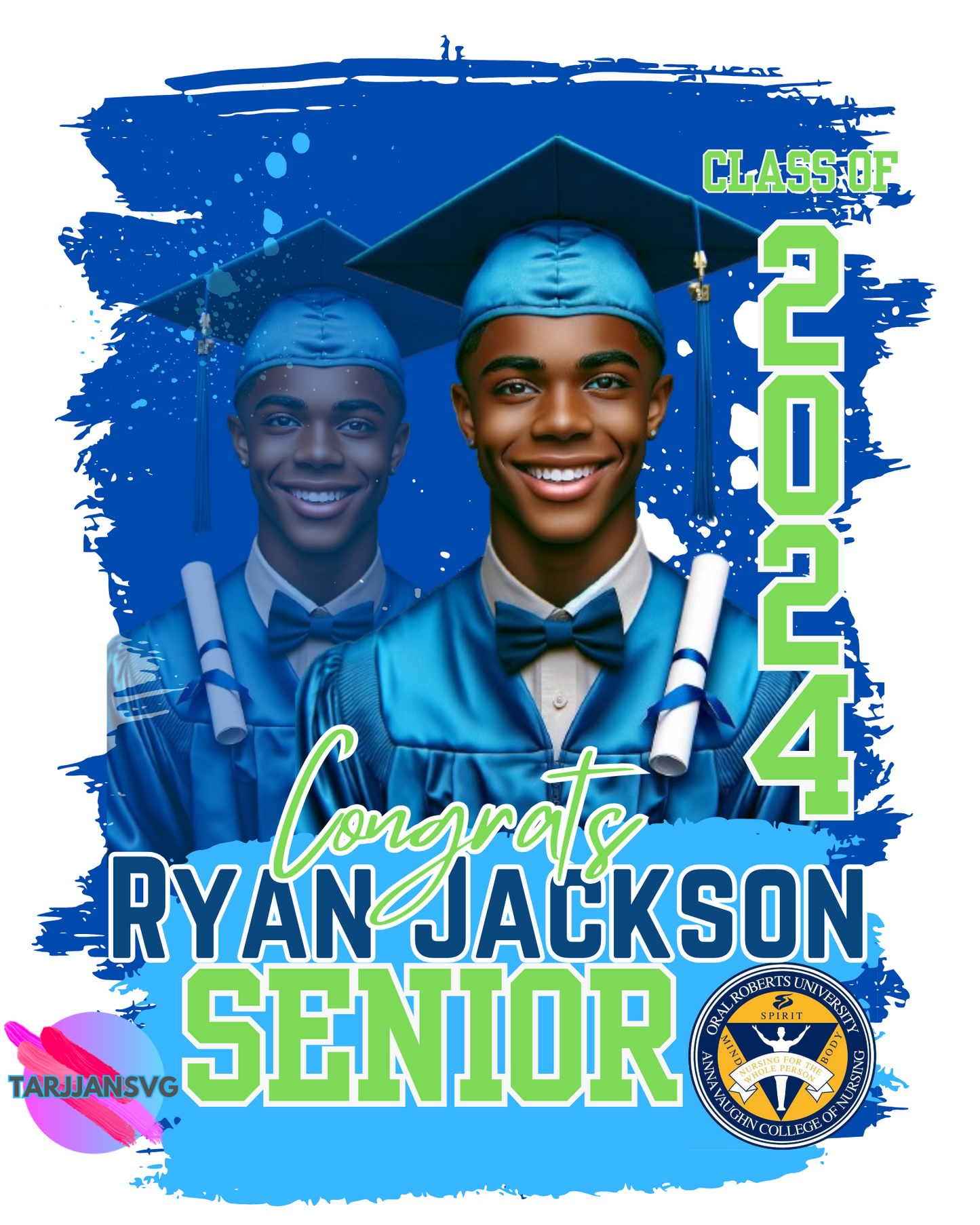2024 Graduate Canva EDITABLE Shirts Template BUNDLE