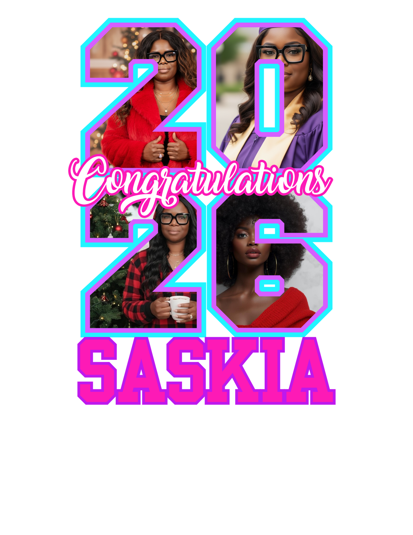 2026 Graduate Canva Frame Editable Template BUNDLE Pack Drag and Drop