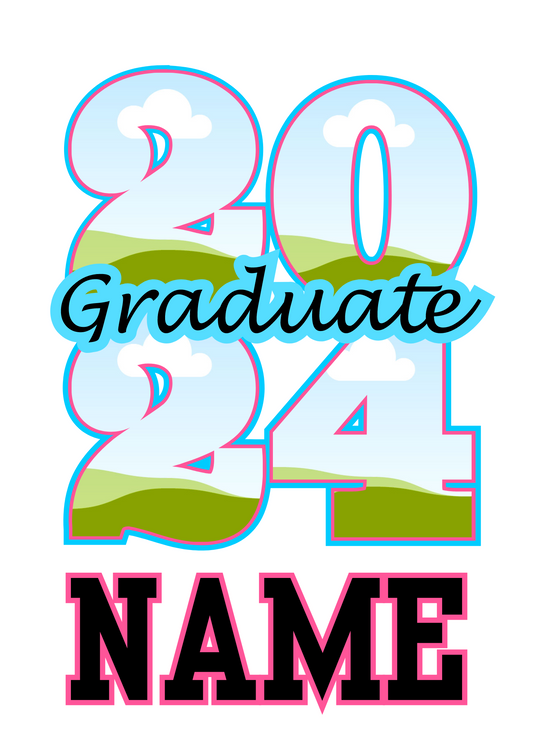 2024 Graduate Canva Frame Editable  Template BUNDLE  Drag and Drop  files