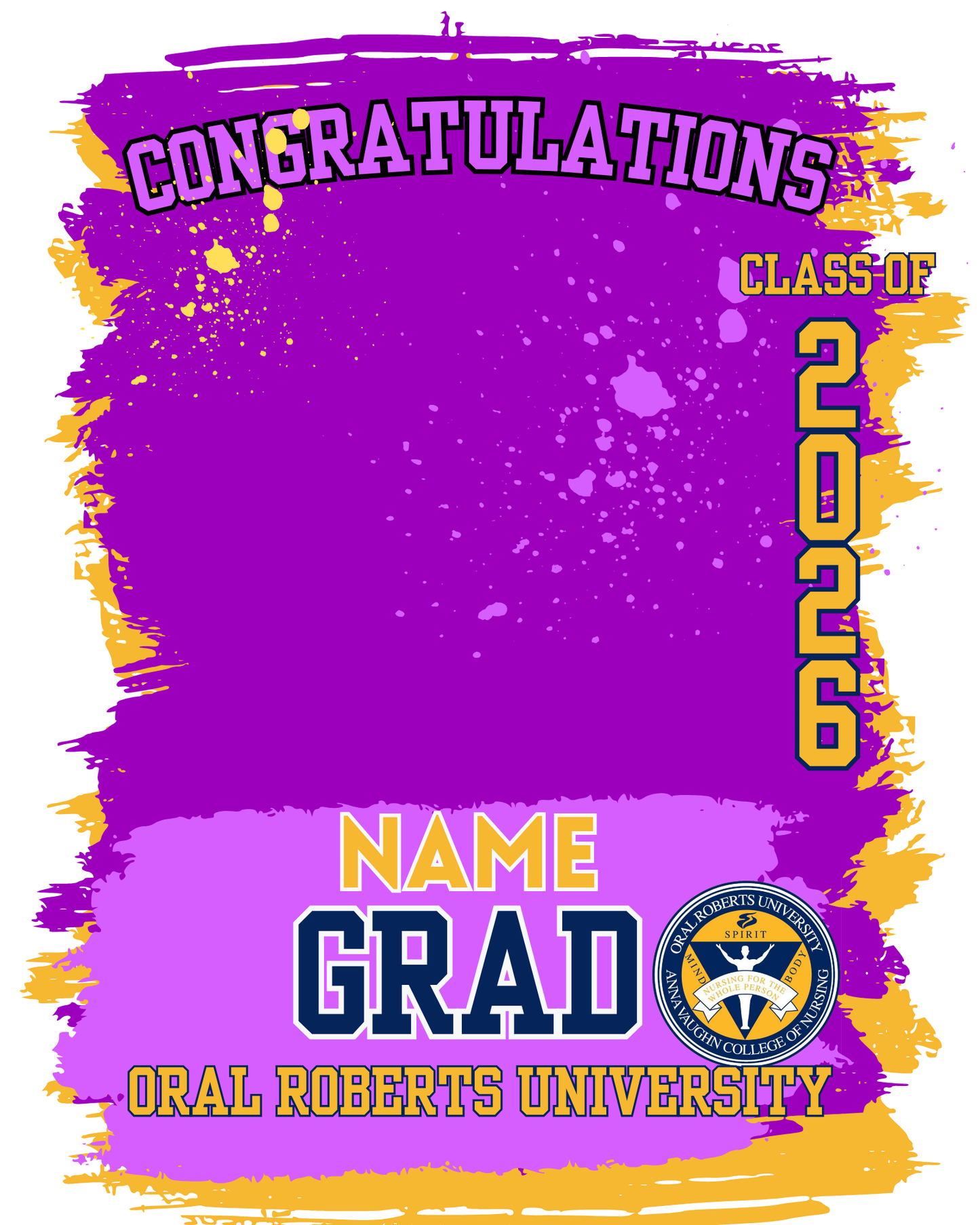 Editable Graduation Grad Canva Template bundle for 2026