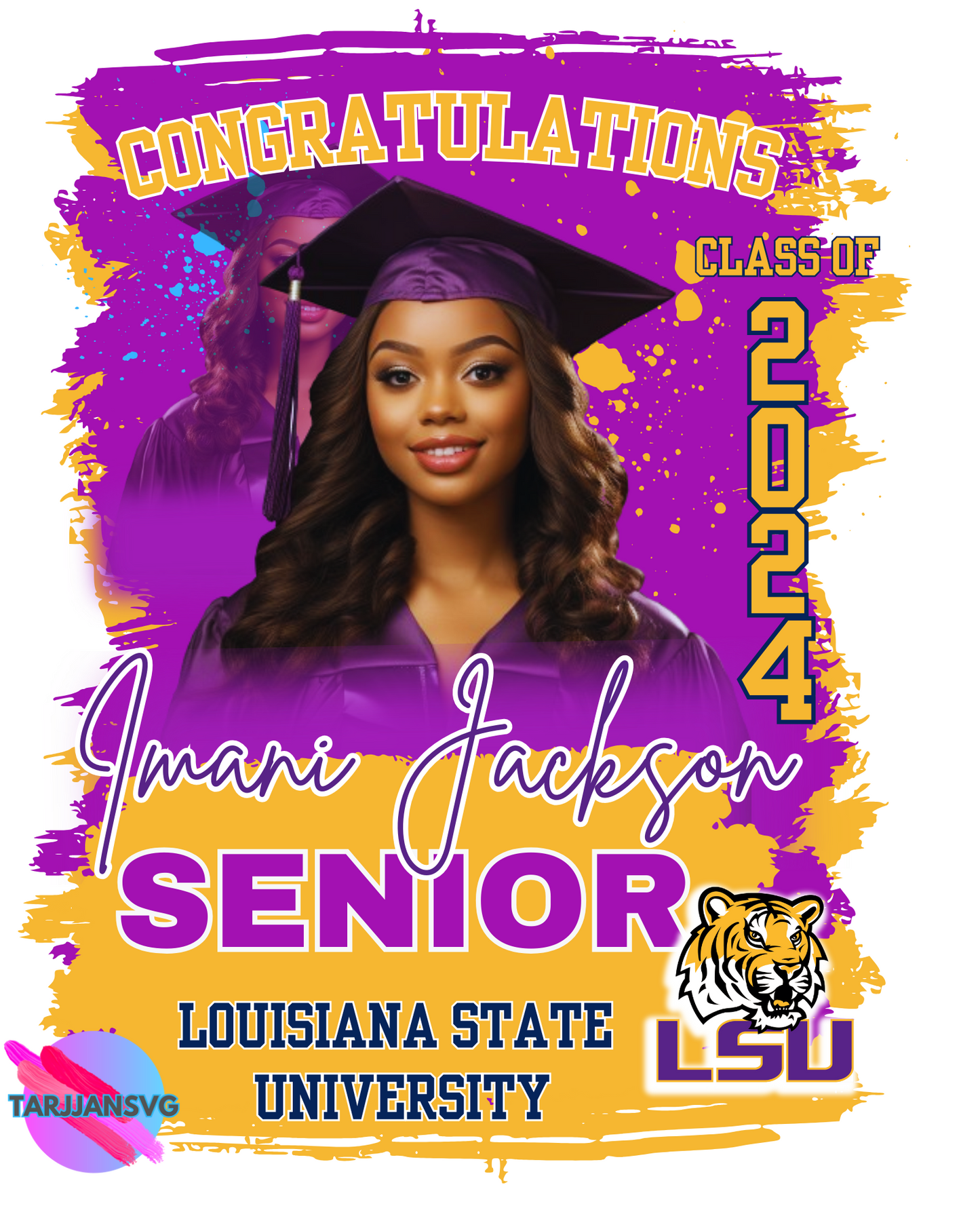 2024 Graduate Canva EDITABLE Shirts Template BUNDLE