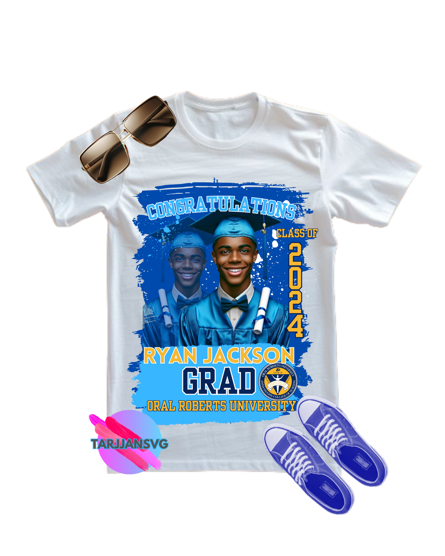 2024 Graduate Canva EDITABLE  Shirts Template BUNDLE