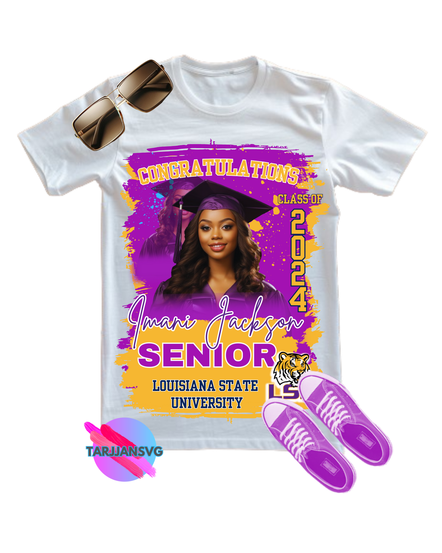 2024 Graduate Canva EDITABLE Shirts Template BUNDLE