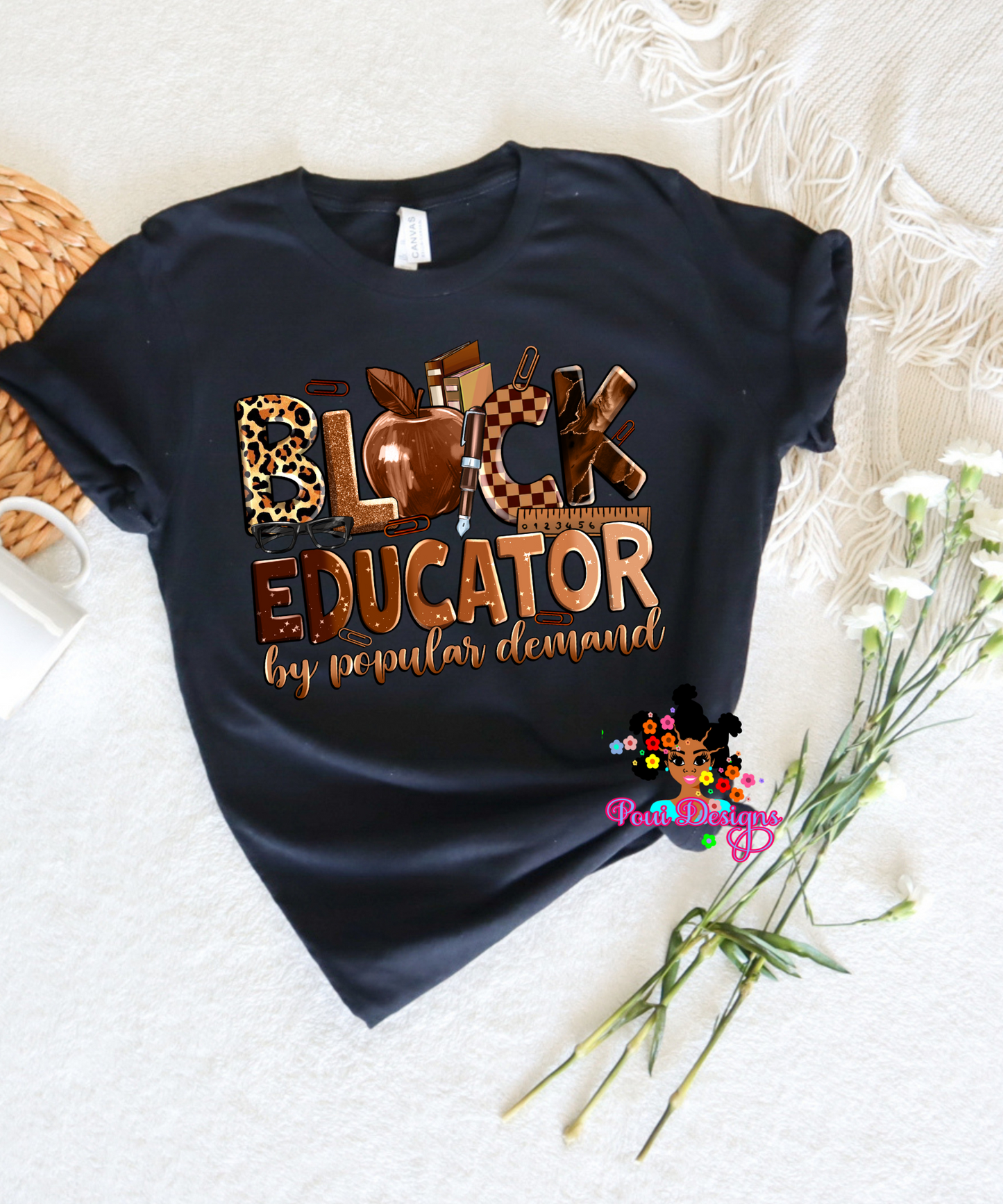 Black Educator DTF Transfer
