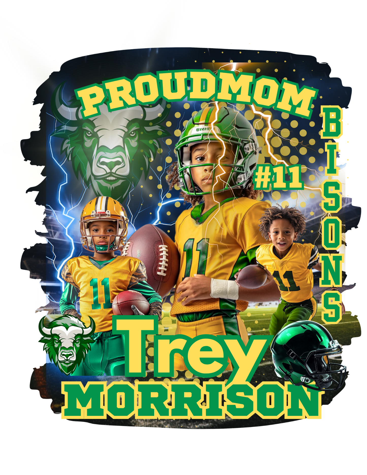 Editable Canva Football Design,Change Text to Custom,Team Bundle 2