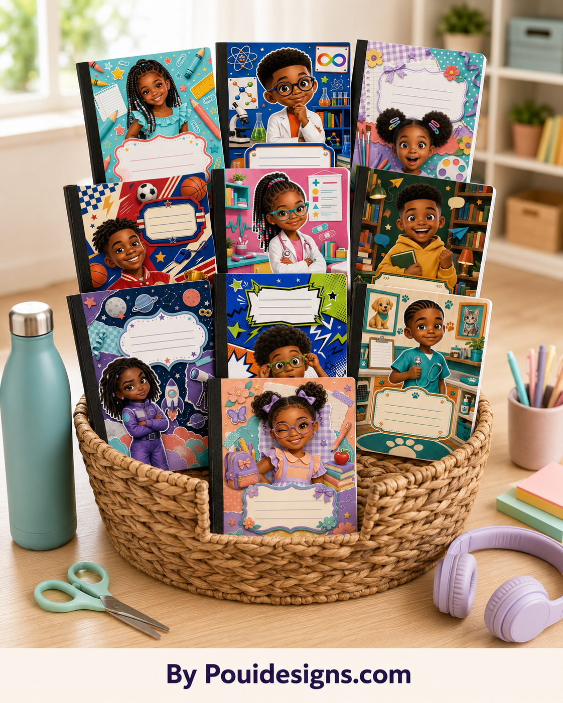 Composition Notebook Covers 10 pcs