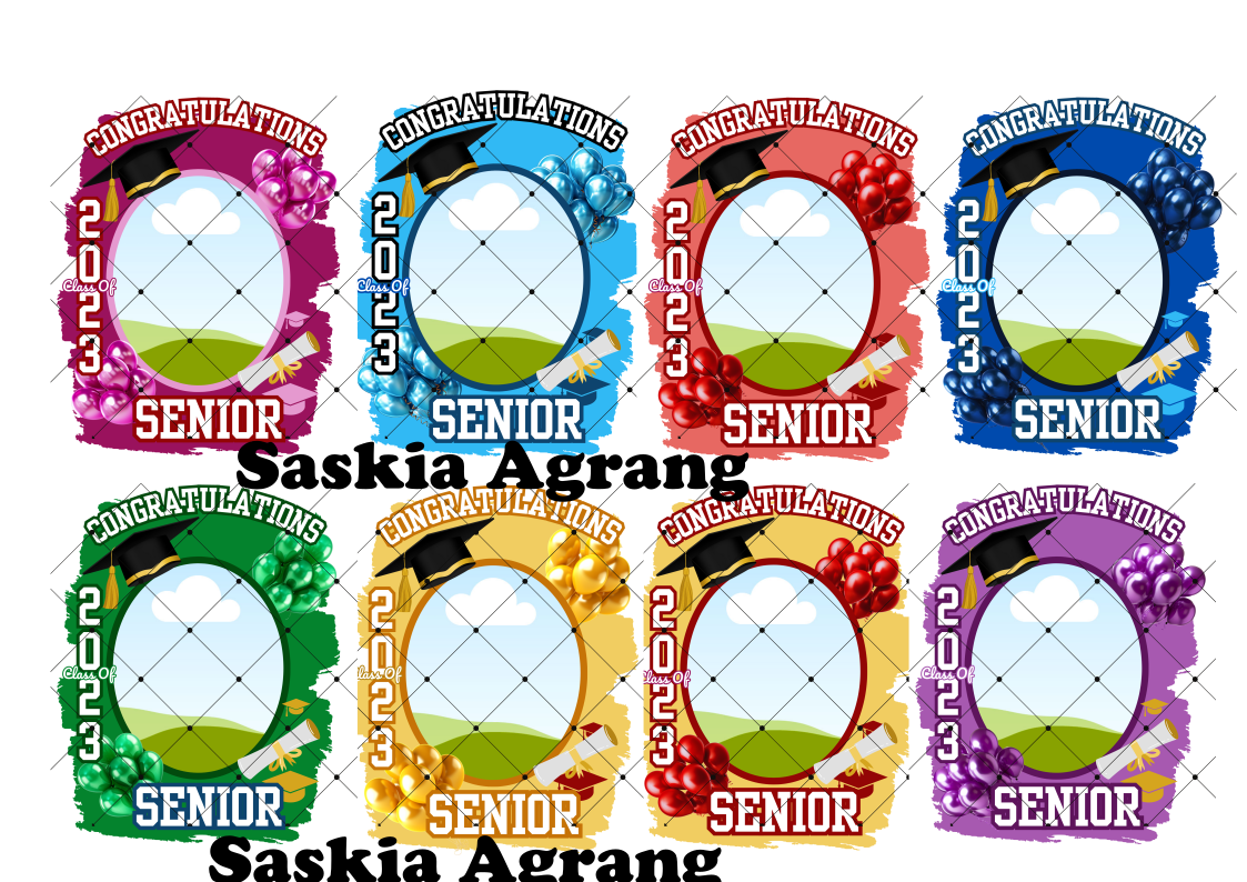 Grad Design Canva Drag and Drop Bundle( 8 pieces)