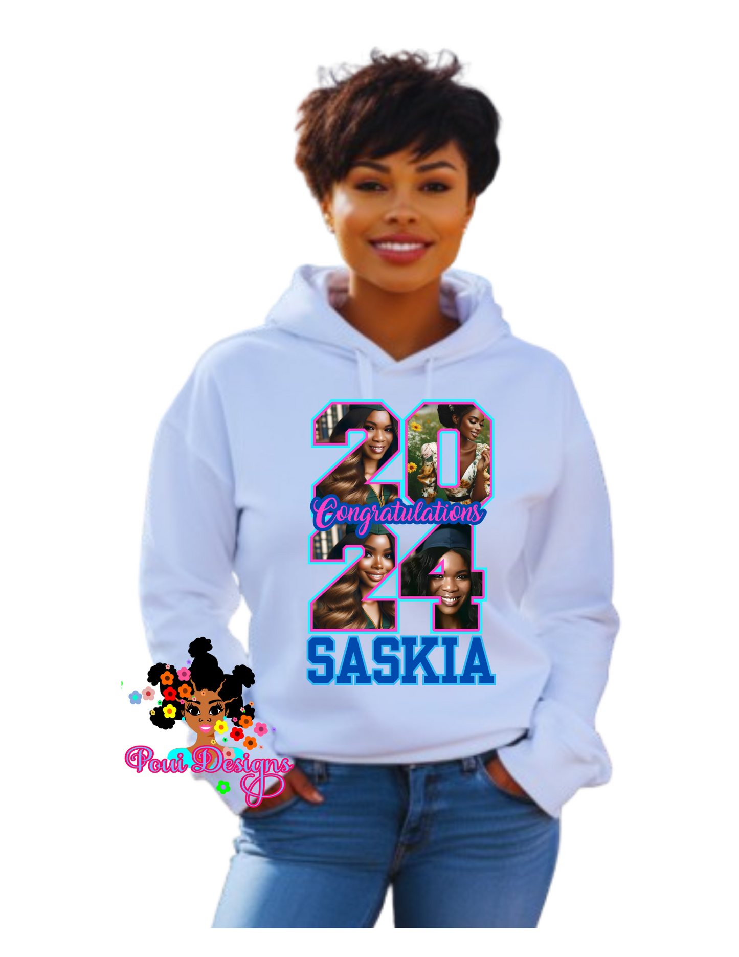 2024 Graduate Canva Frame Editable Template BUNDLE Drag and Drop