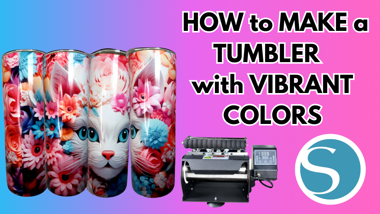 3D cat tumbler background