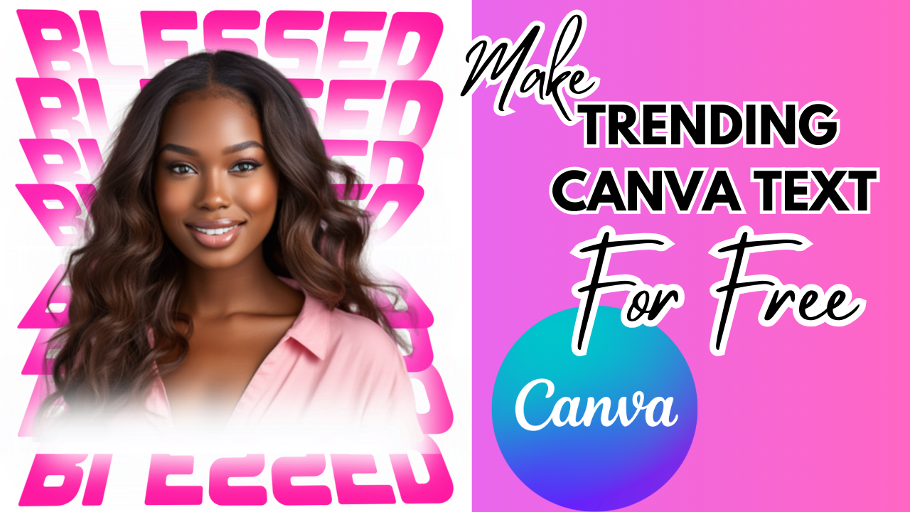 Flip Text Canva Template