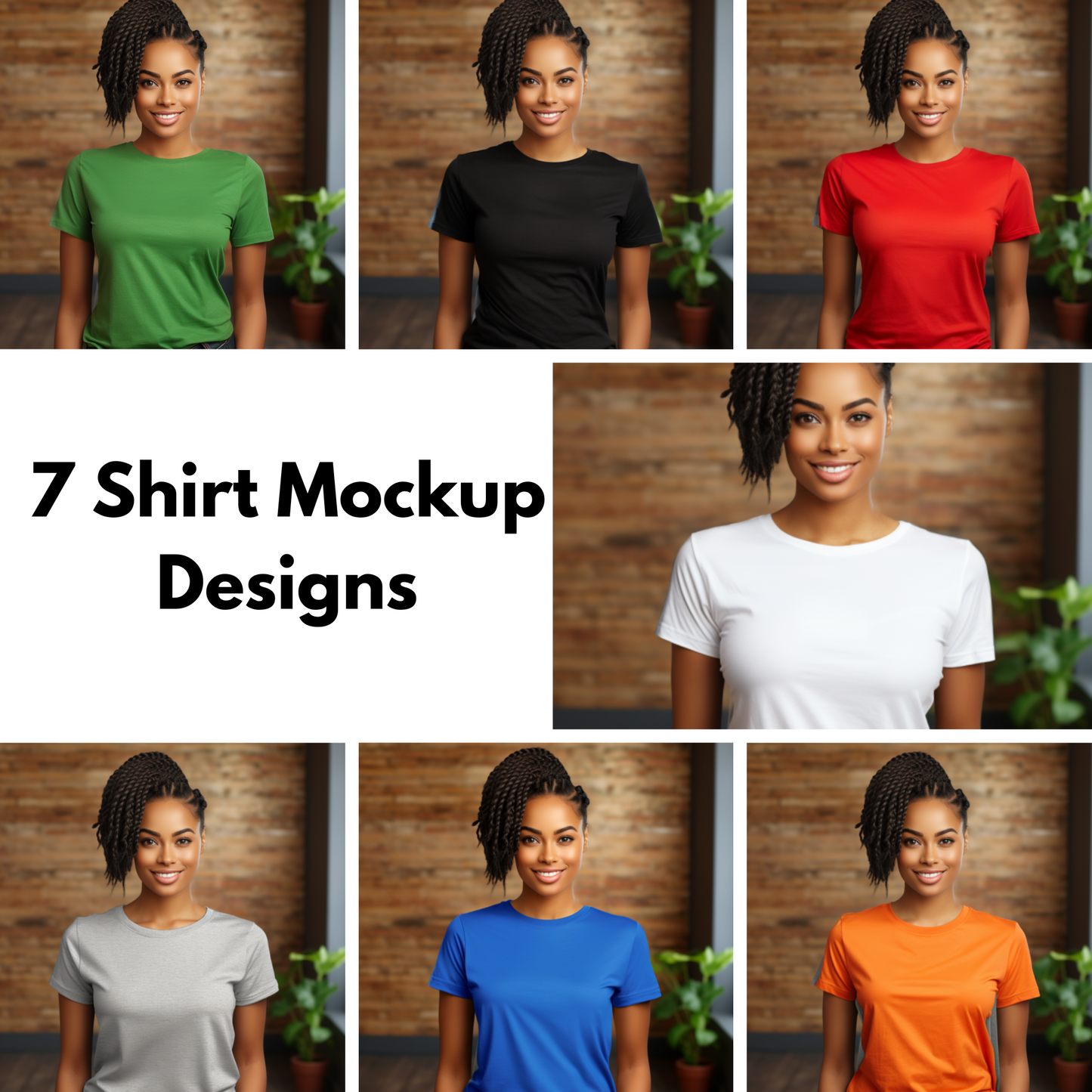 Unisex Softstyle T-shirt, Female Shirt Mockup