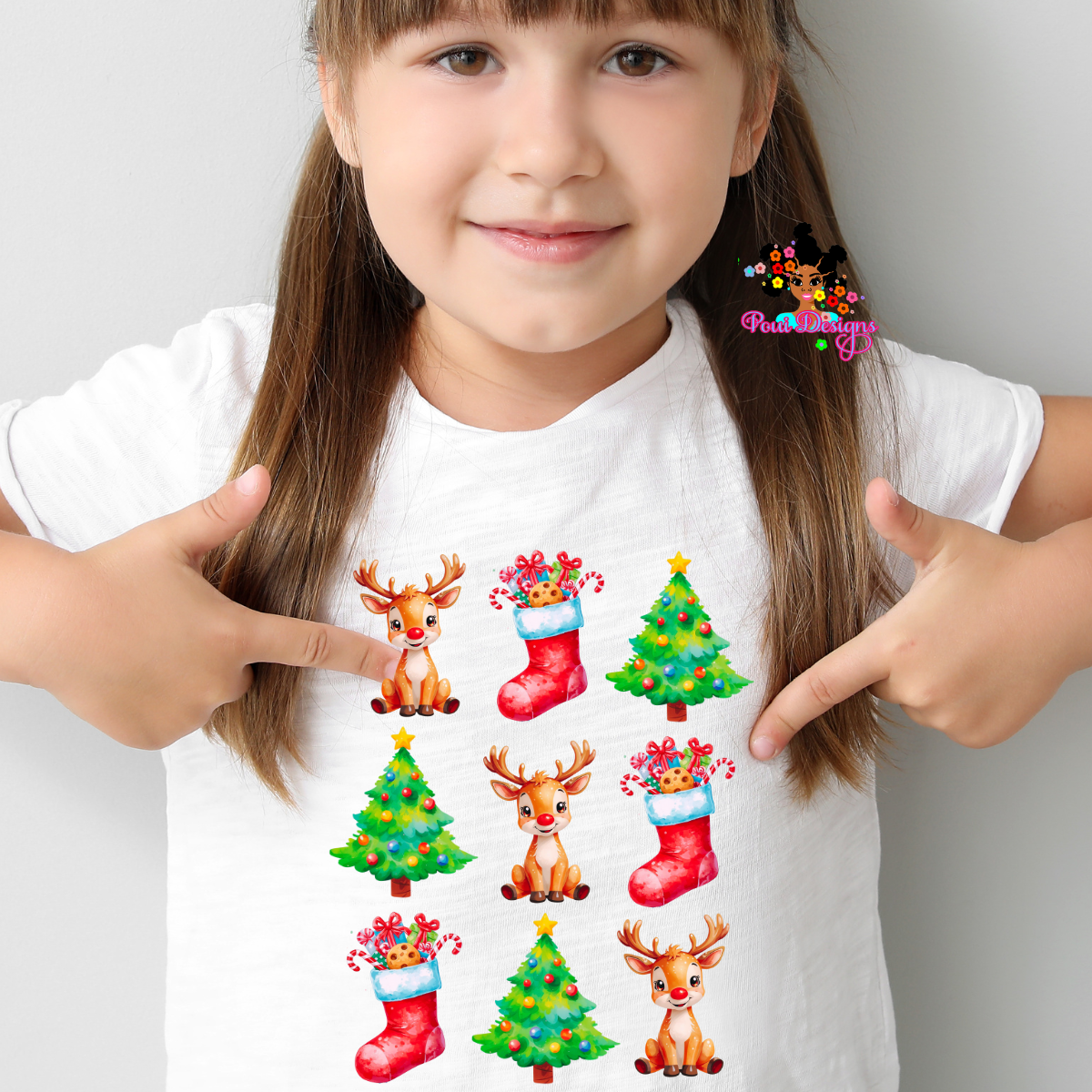 Christmas T-shirt Designs For Kids PLR Bundle