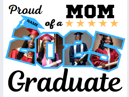 2025 Proud Grad Graduate Canva Template