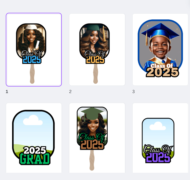 2025 Grad PLR Templates,PNG files and Canva Frames (with Private Label Rights)