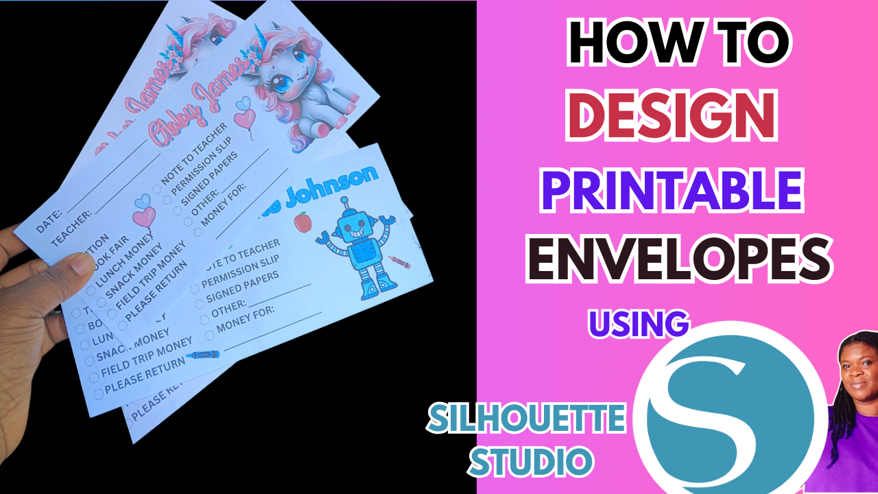 Editable Envelope Templates in Silhouette Studio