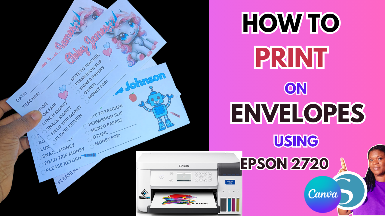 Editable Envelope Templates in Canva For School