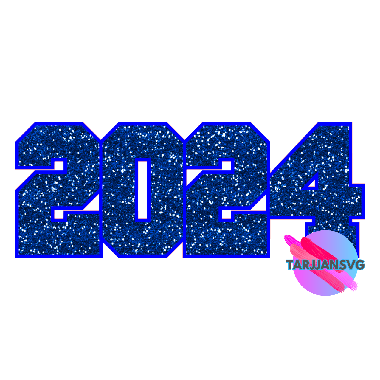10 pieces of Glitter PNG images,2024, Grad, gold,blue,green,purple,red