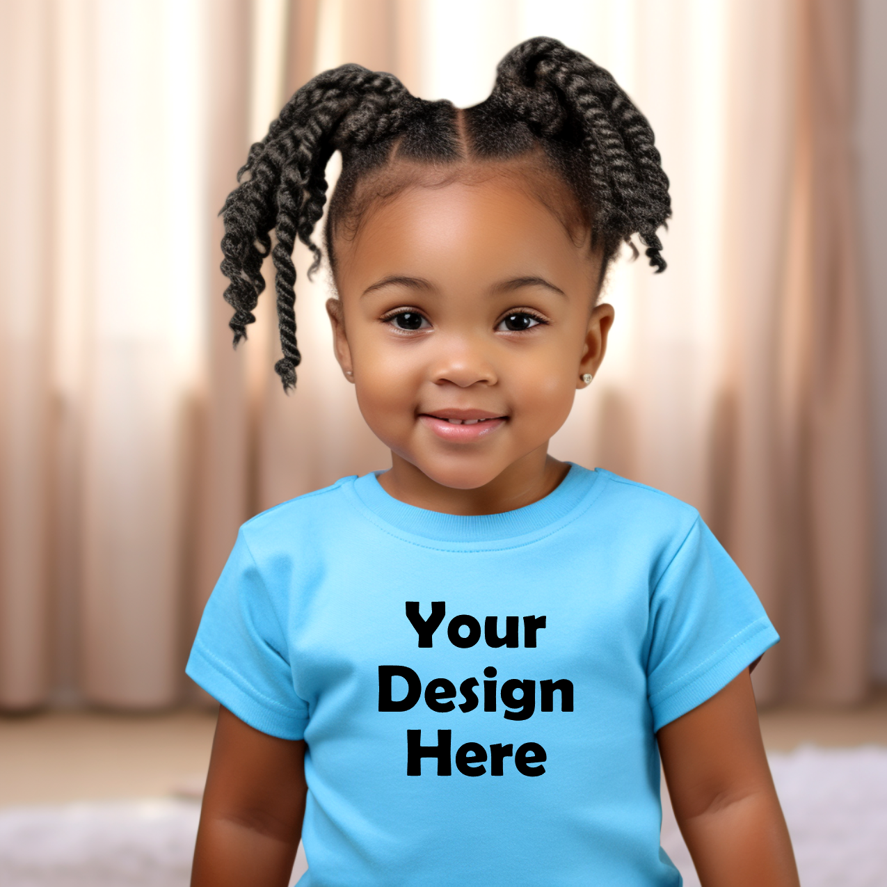 Toddler Baby Girl Bella Canvas T-shirt Mockup Bundle