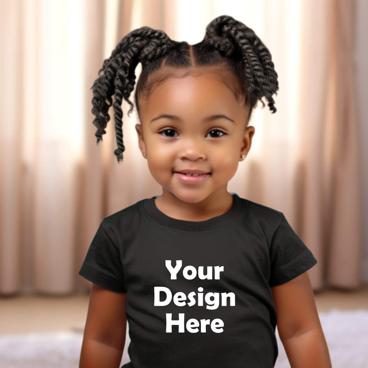 Toddler Baby Girl Bella Canvas T-shirt Mockup Bundle