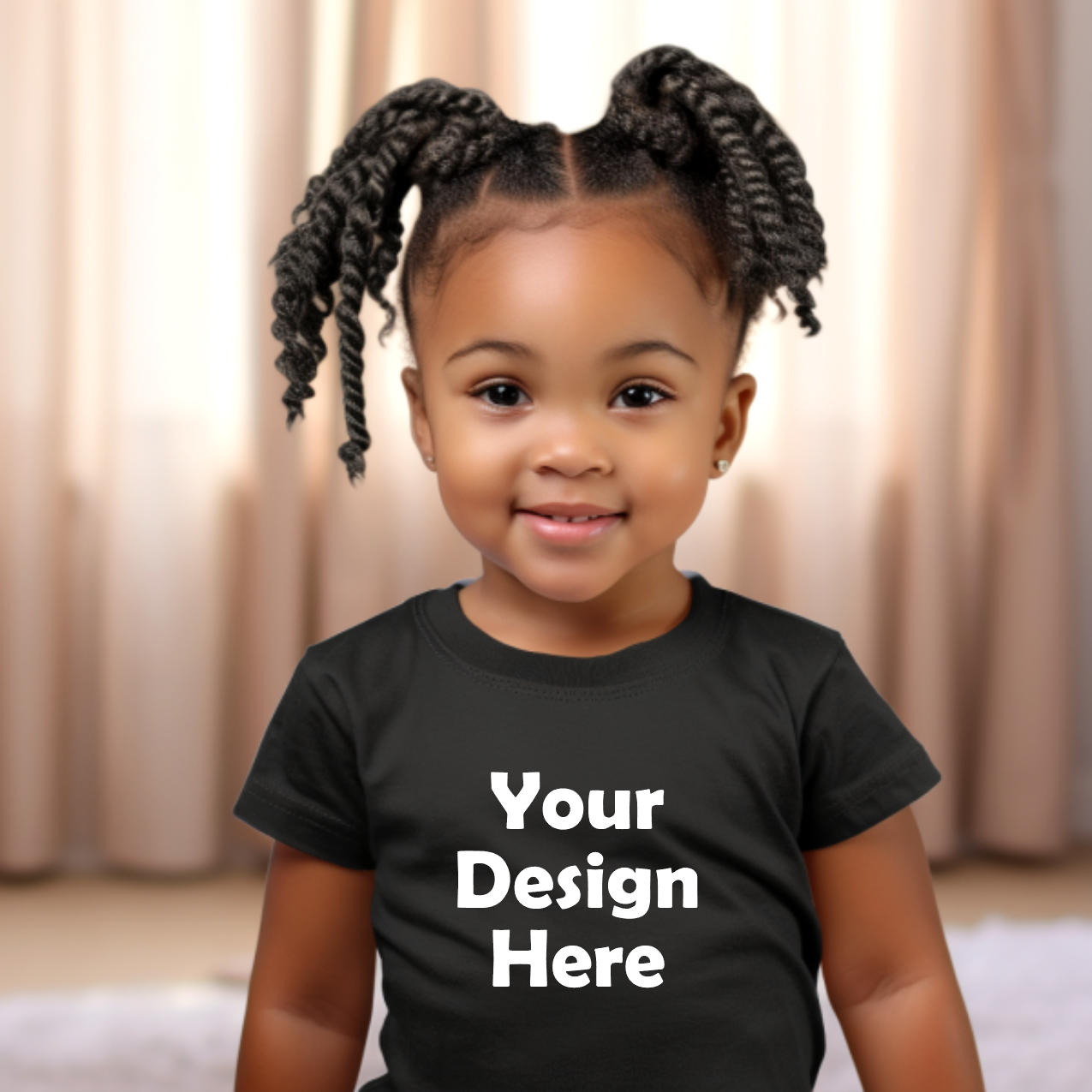 Toddler Baby Girl Bella Canvas  T-shirt Mockup Bundle