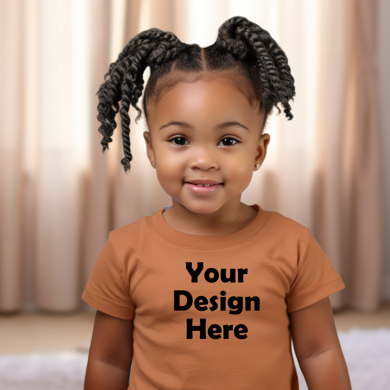 Toddler Baby Girl Bella Canvas T-shirt Mockup Bundle