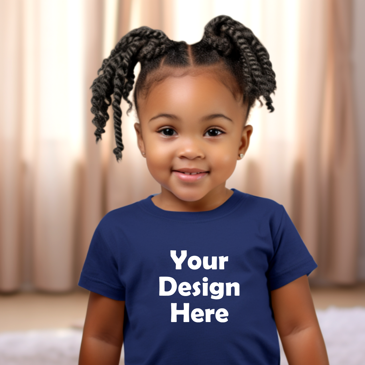 Toddler Baby Girl Bella Canvas T-shirt Mockup Bundle