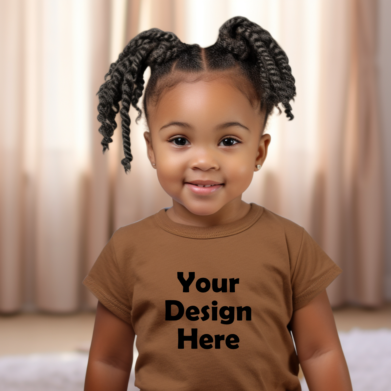 Toddler Baby Girl Bella Canvas T-shirt Mockup Bundle