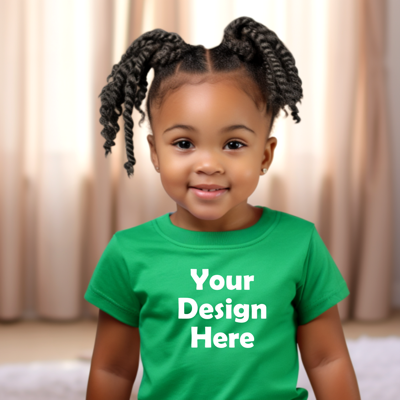 Toddler Baby Girl Bella Canvas  T-shirt Mockup Bundle