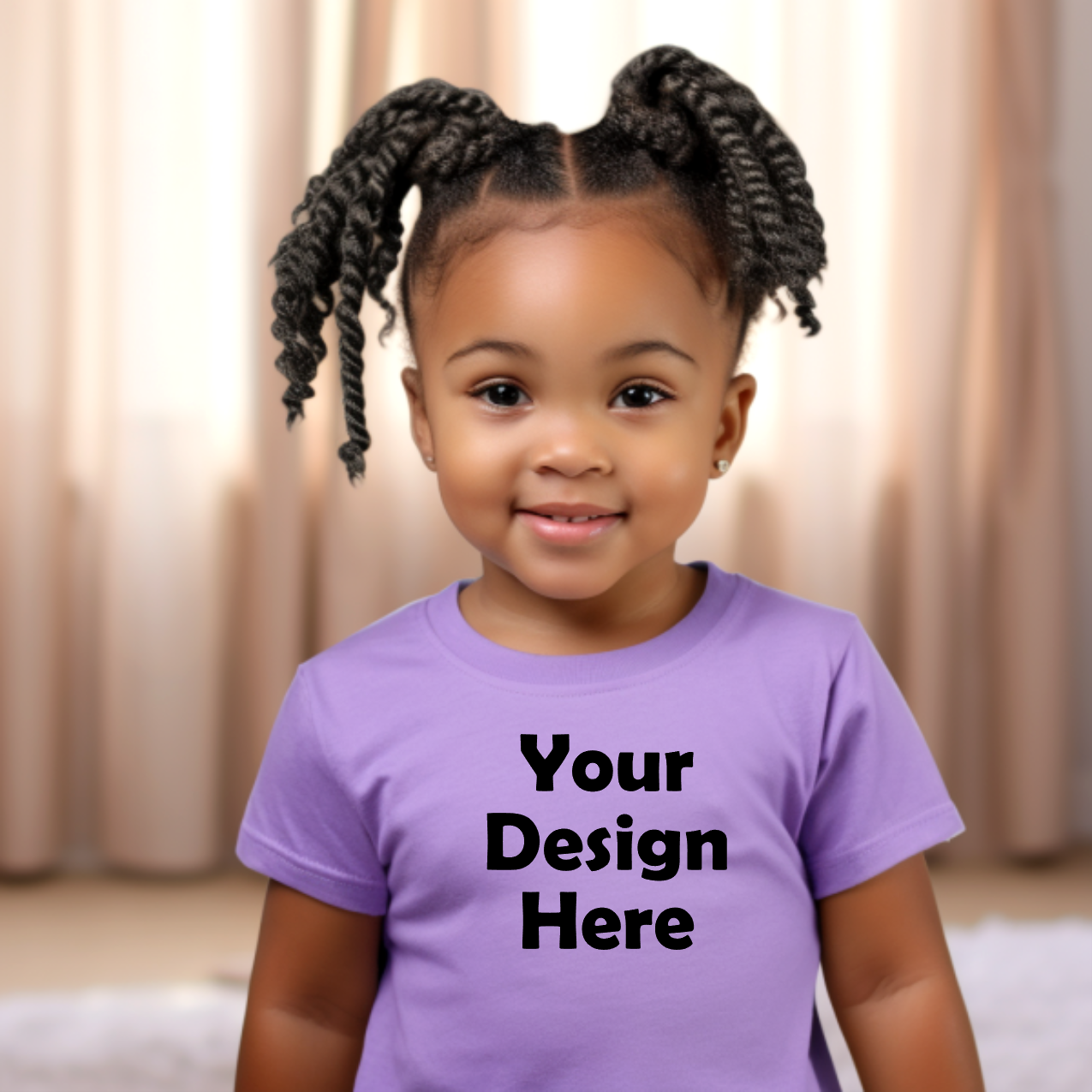 Toddler Baby Girl Bella Canvas T-shirt Mockup Bundle