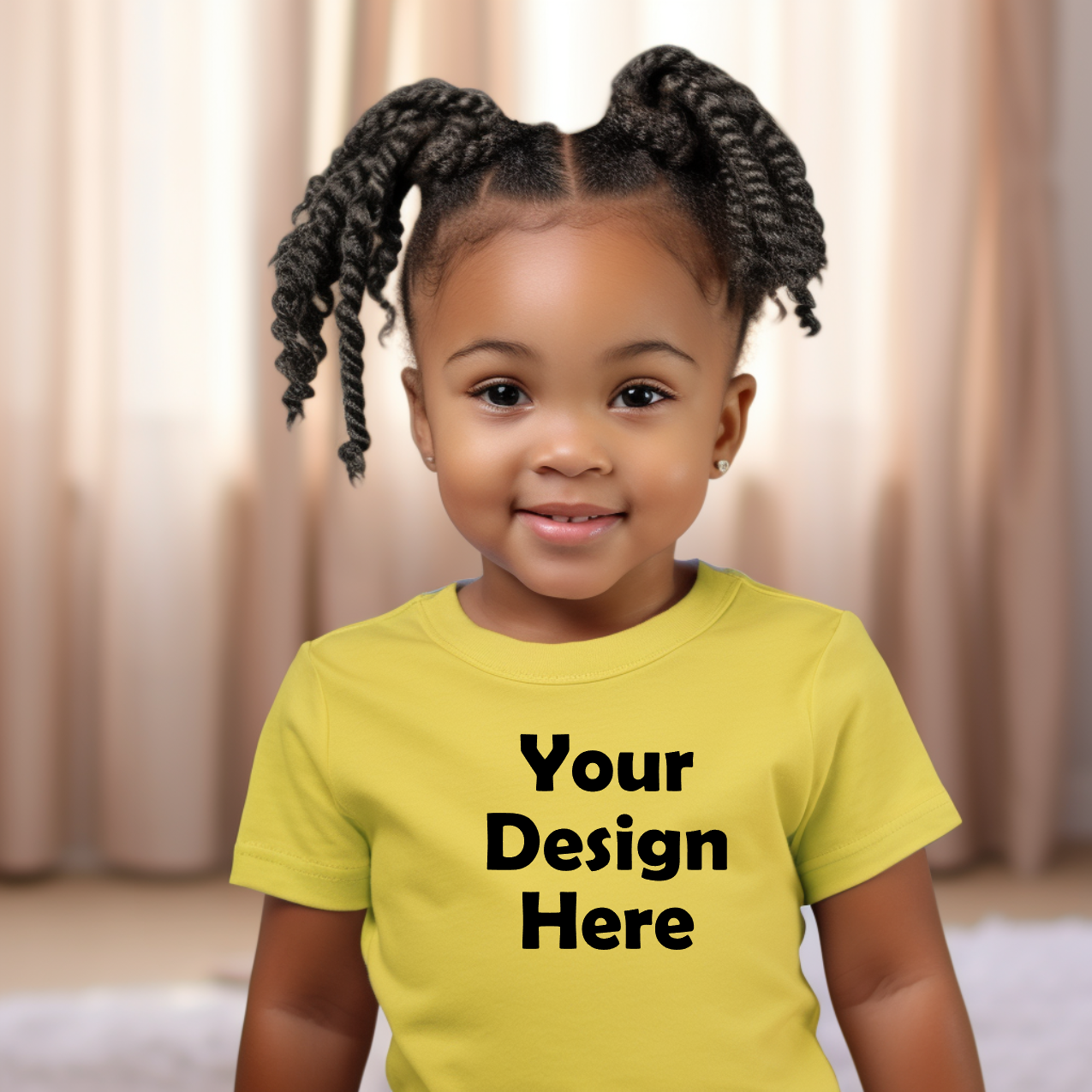 Toddler Baby Girl Bella Canvas T-shirt Mockup Bundle
