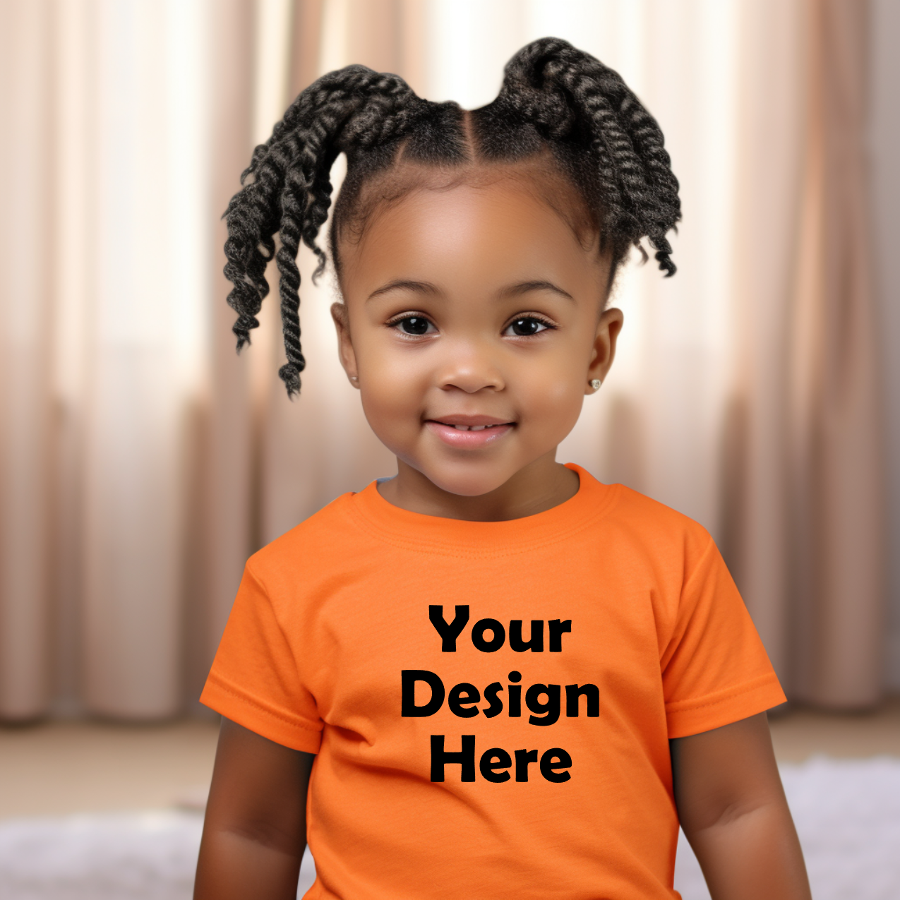 Toddler Baby Girl Bella Canvas T-shirt Mockup Bundle