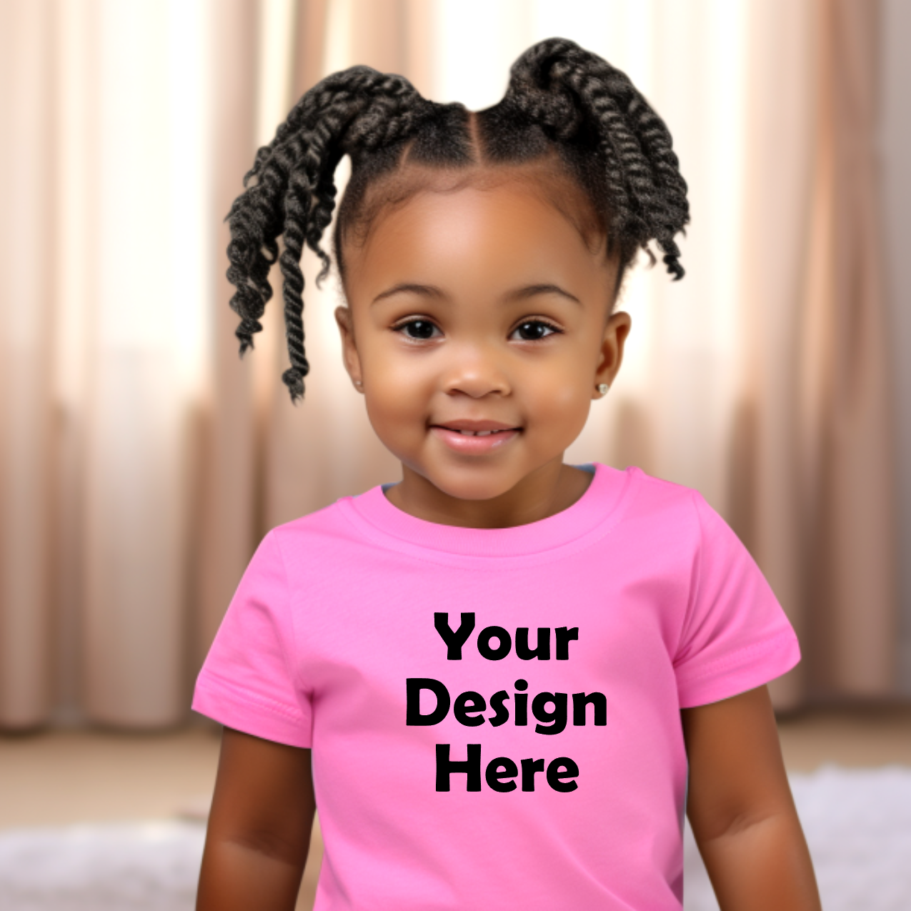 Toddler Baby Girl Bella Canvas  T-shirt Mockup Bundle