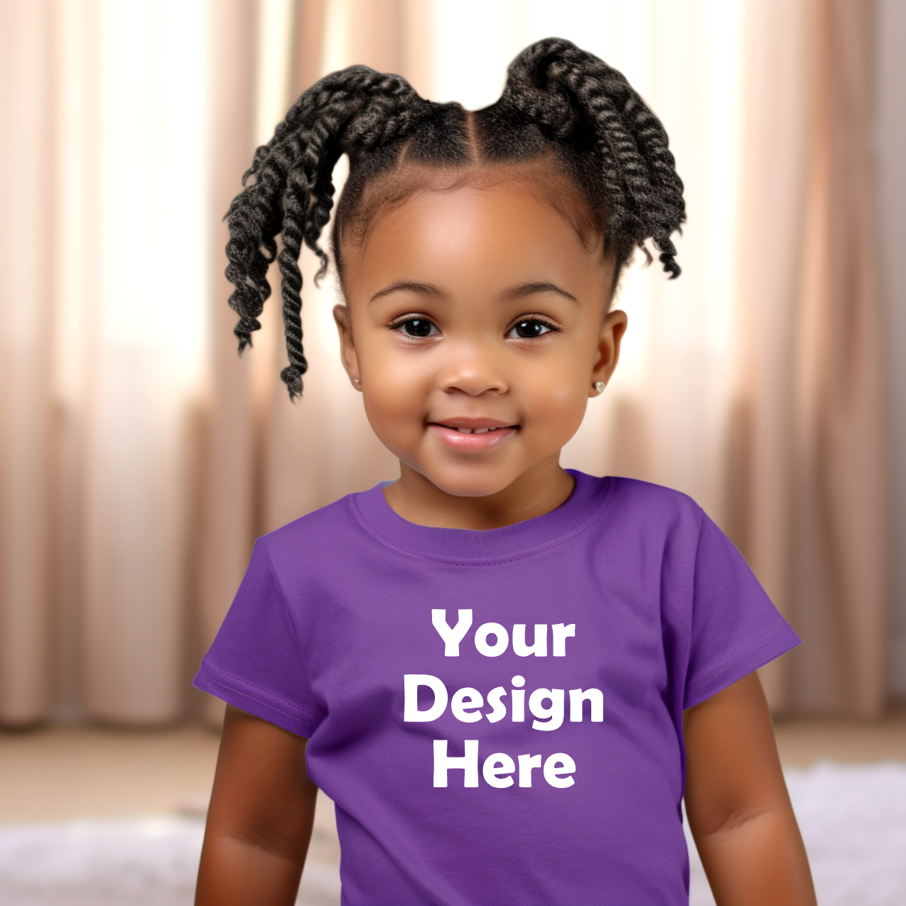 Toddler Baby Girl Bella Canvas T-shirt Mockup Bundle
