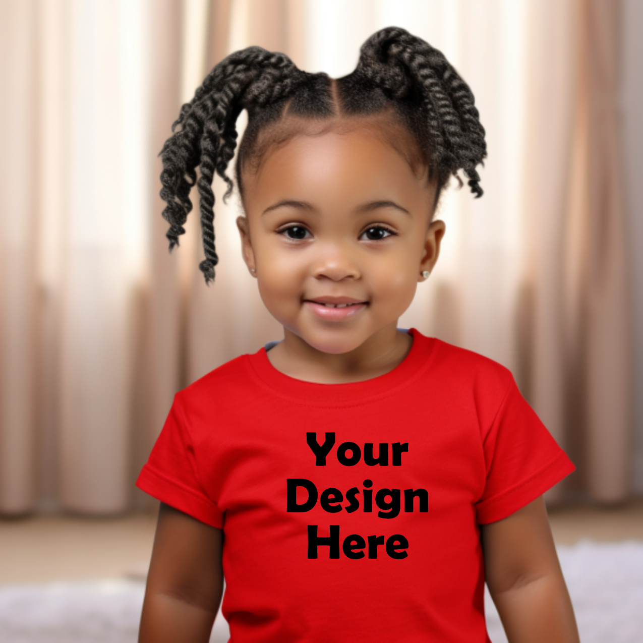 Toddler Baby Girl Bella Canvas T-shirt Mockup Bundle