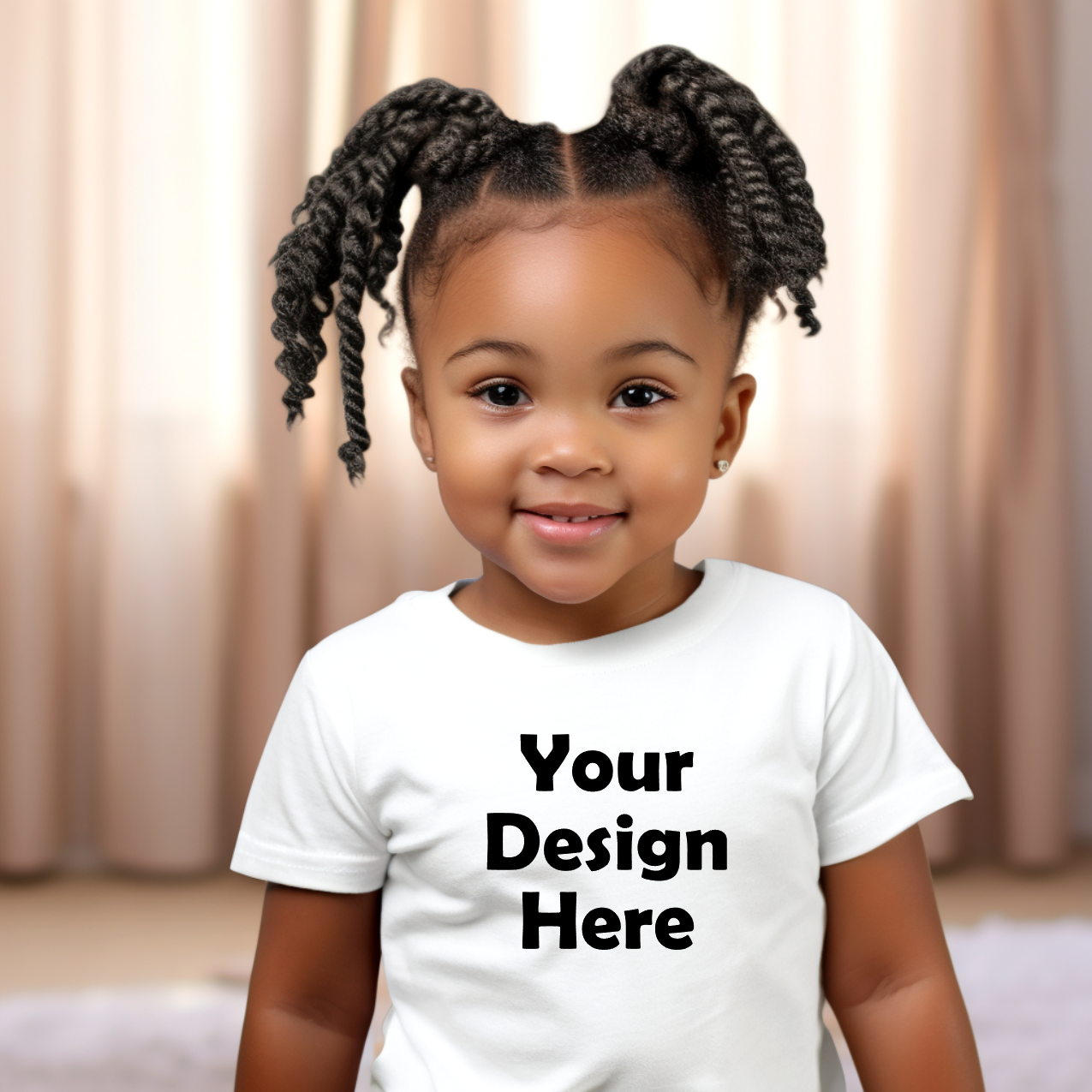 Toddler Baby Girl Bella Canvas T-shirt Mockup Bundle