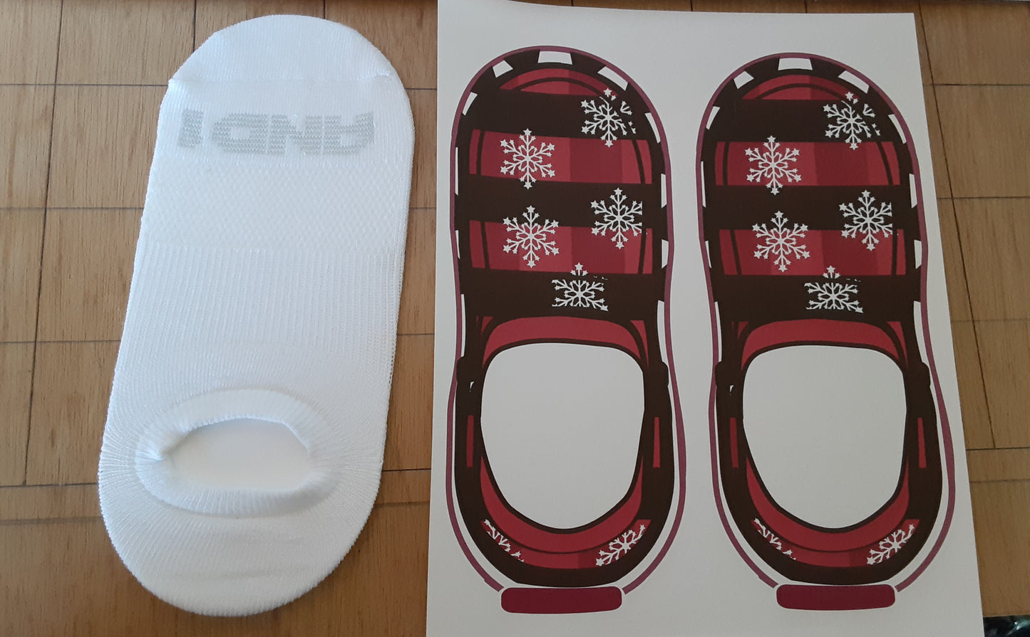 Shoe socks Sublimation Transfers and Jigs