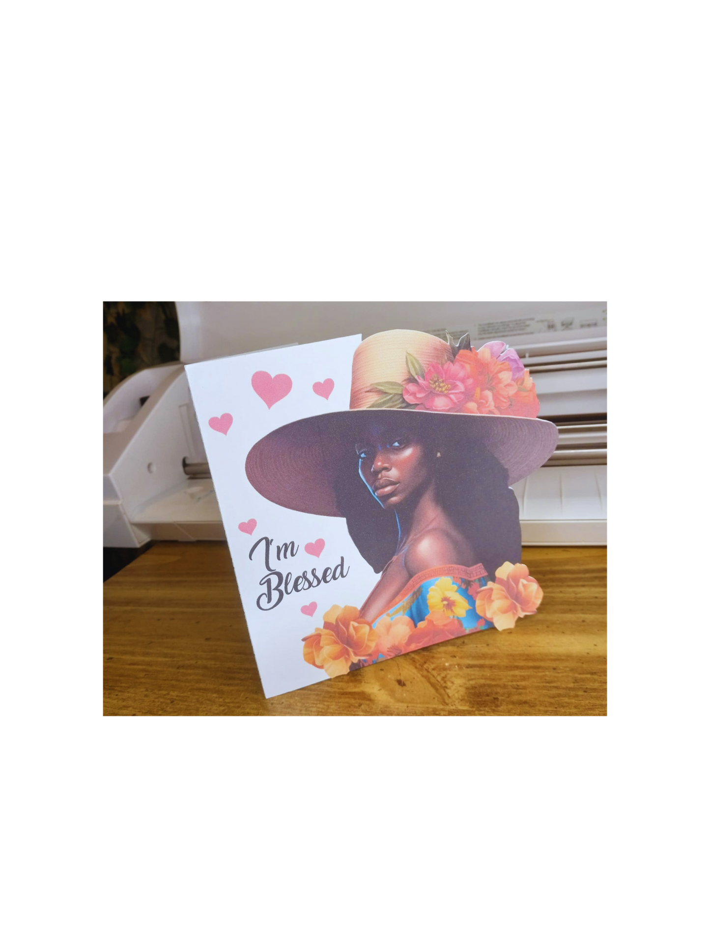 Sabrina Afro Girl Print and Cut Cards Bundle