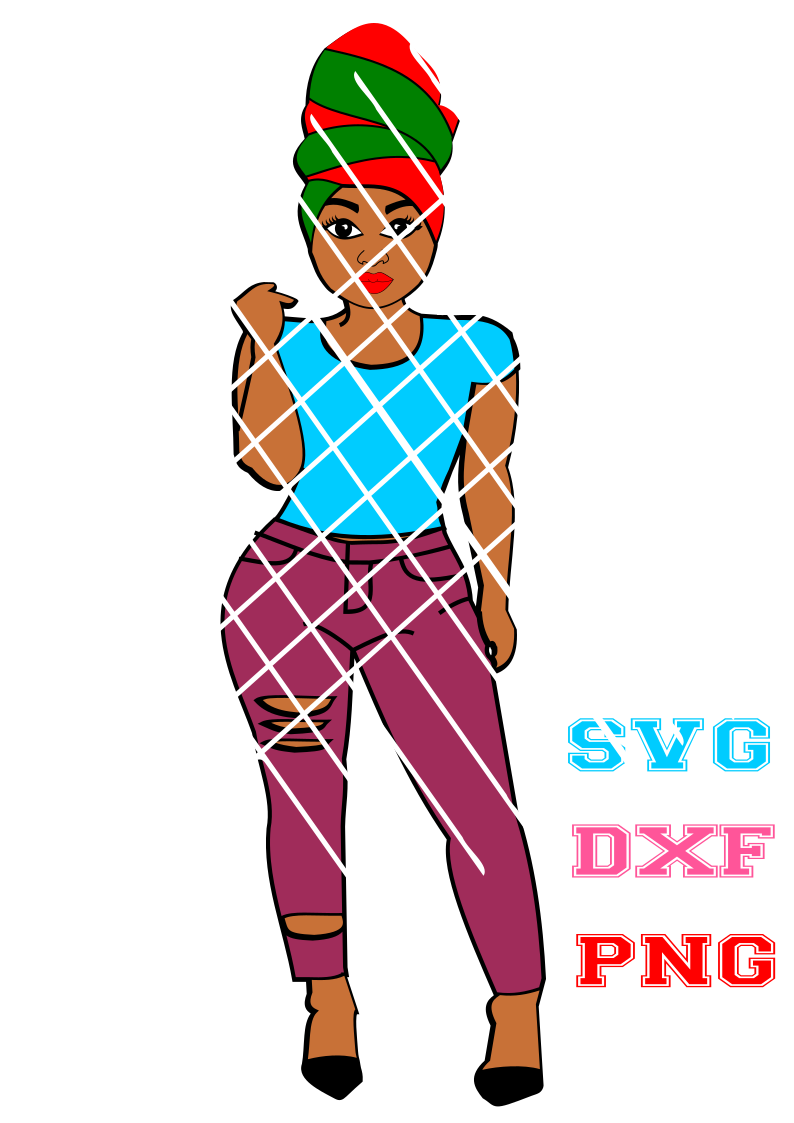 Akuba svg, Sassy Lady svg,dxf,png
