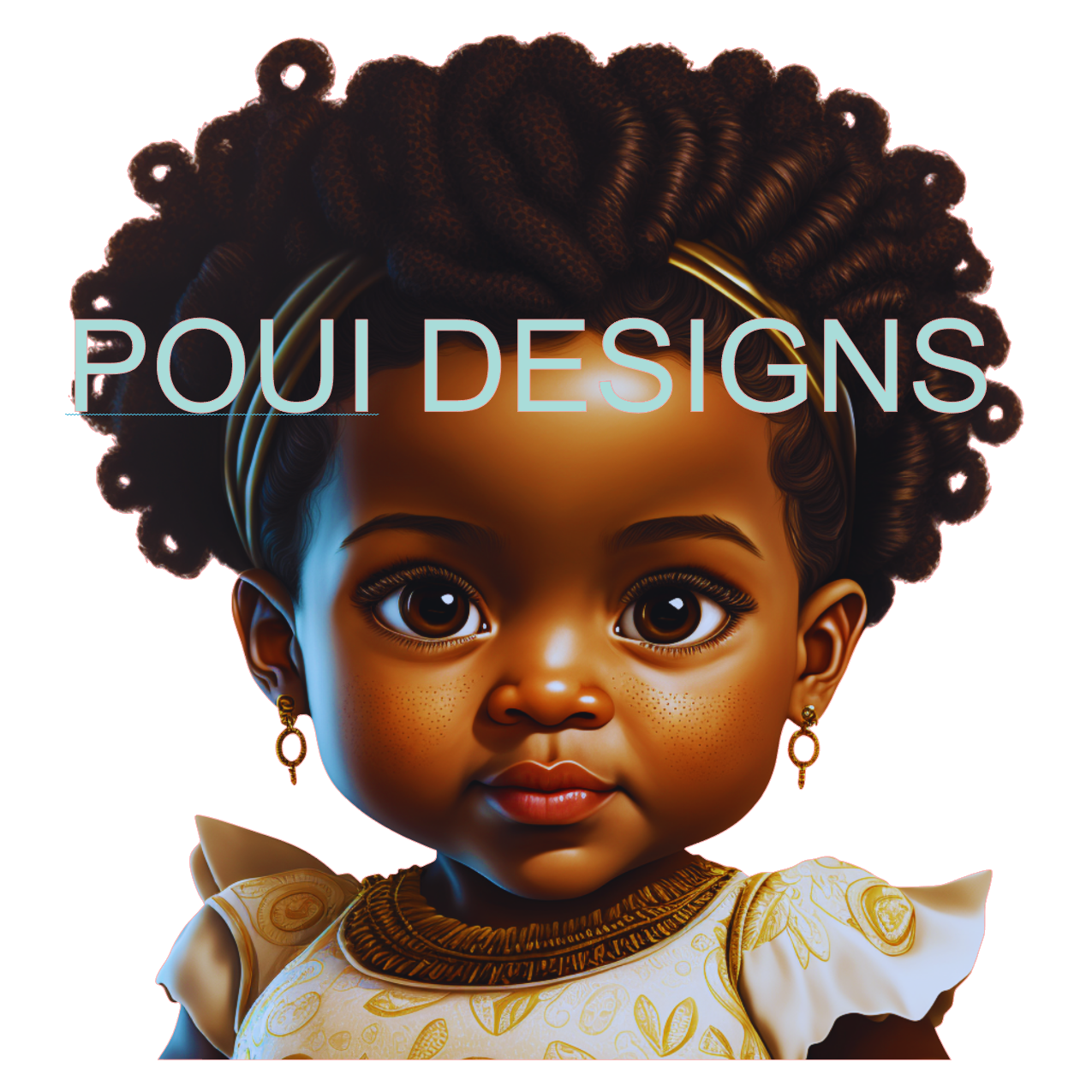 Baby Girl Tudy Image and Sticker Sheets