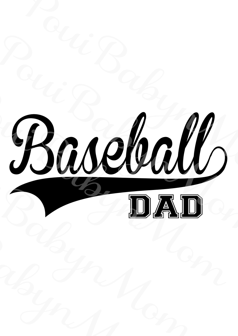Baseball Dad svg