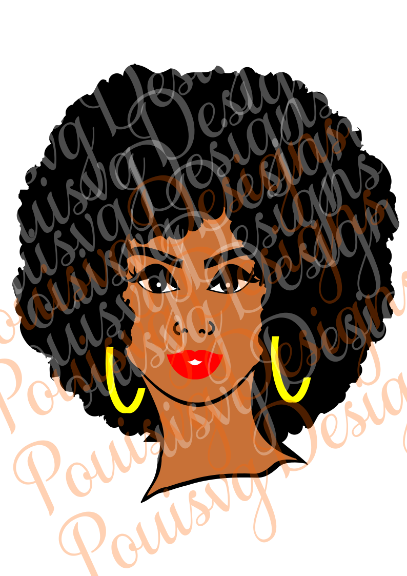 Della svg, Black woman svg