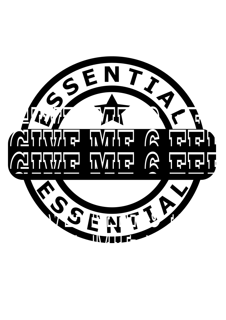 Essential Worker Blue print svg png