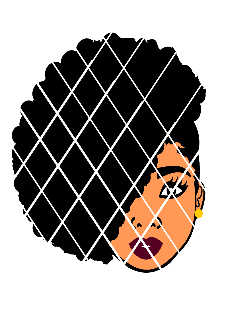 Hilda Svg, Pony puff svg,Afro girl puffs