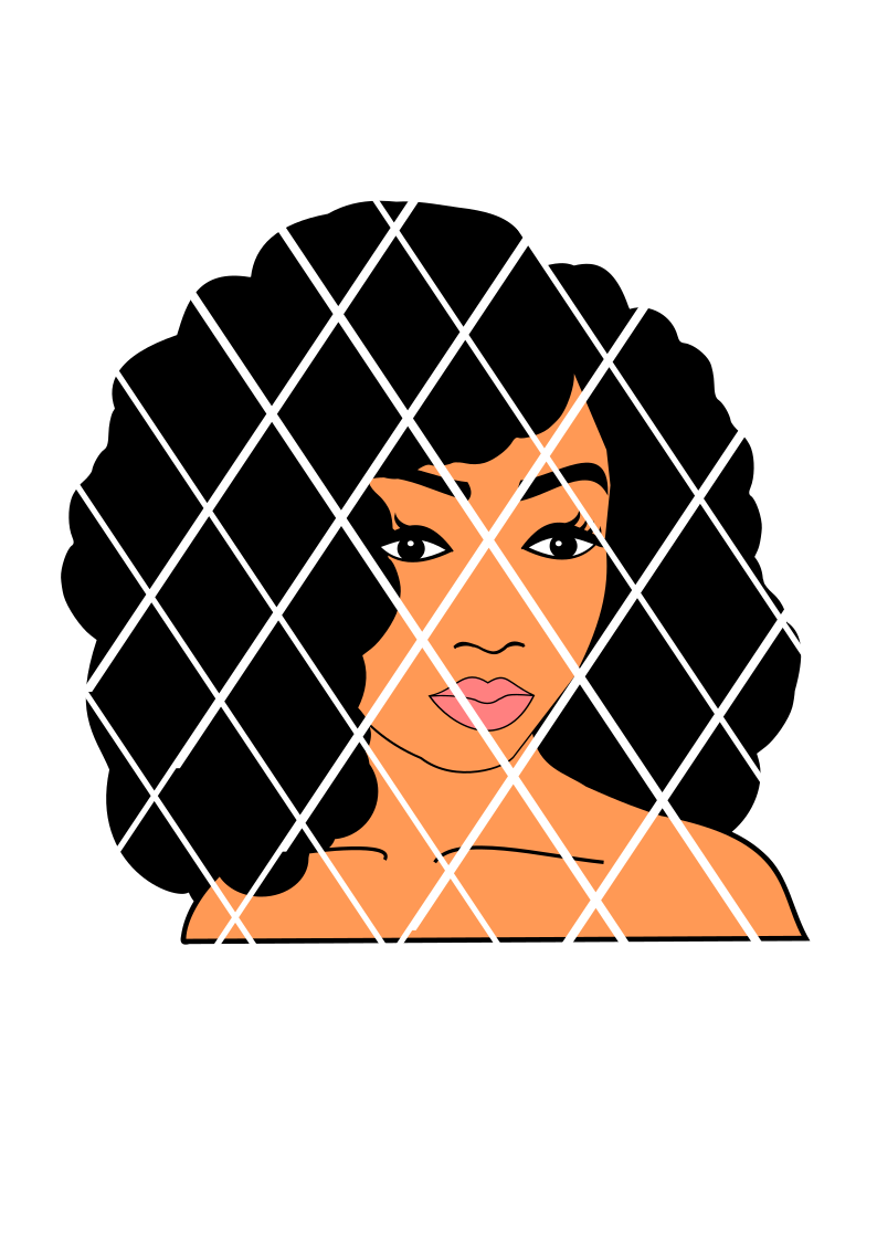 Imana svg, Black Woman svg ,dxf,png file