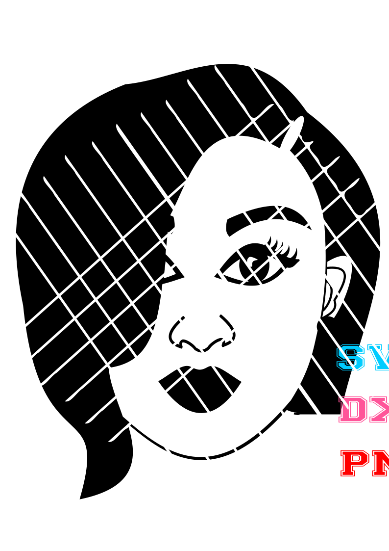 Jenny Face svg,Woman svg
