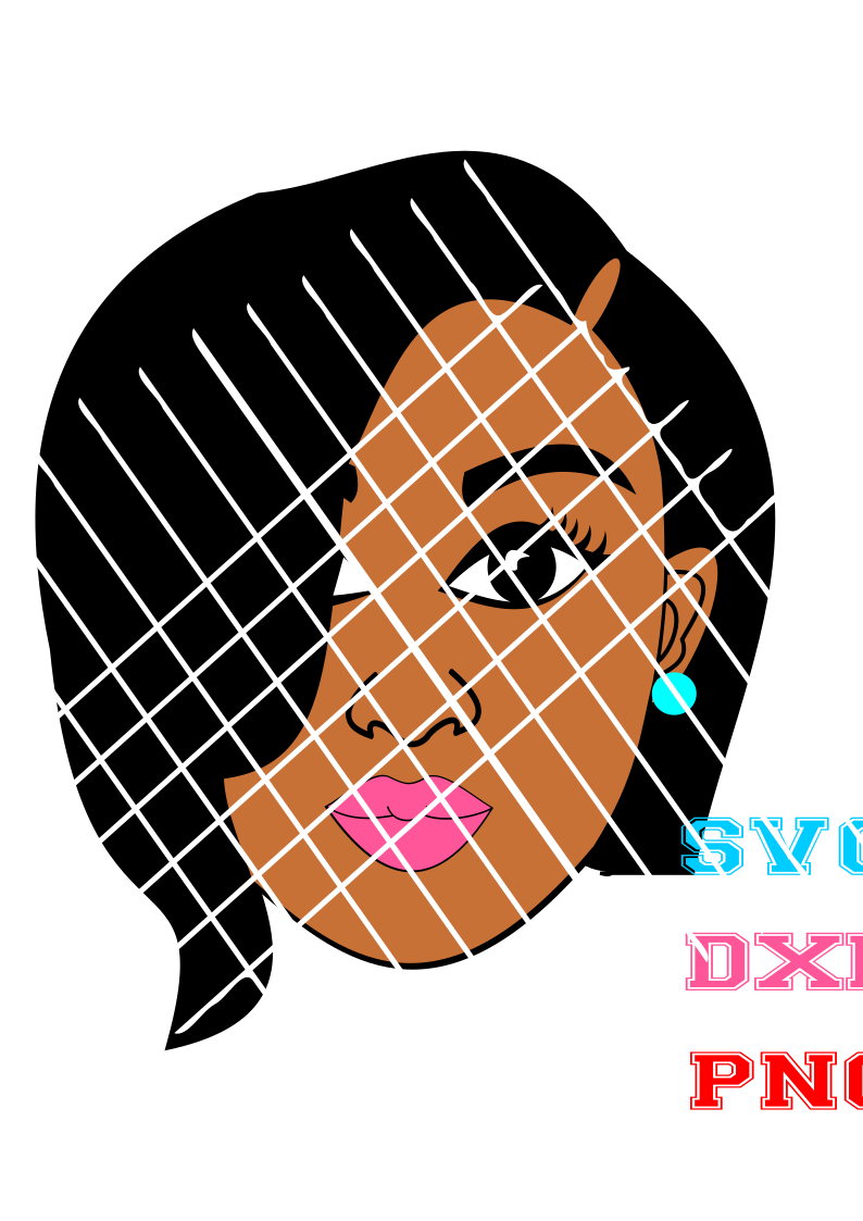 Jenny Face svg,Woman svg
