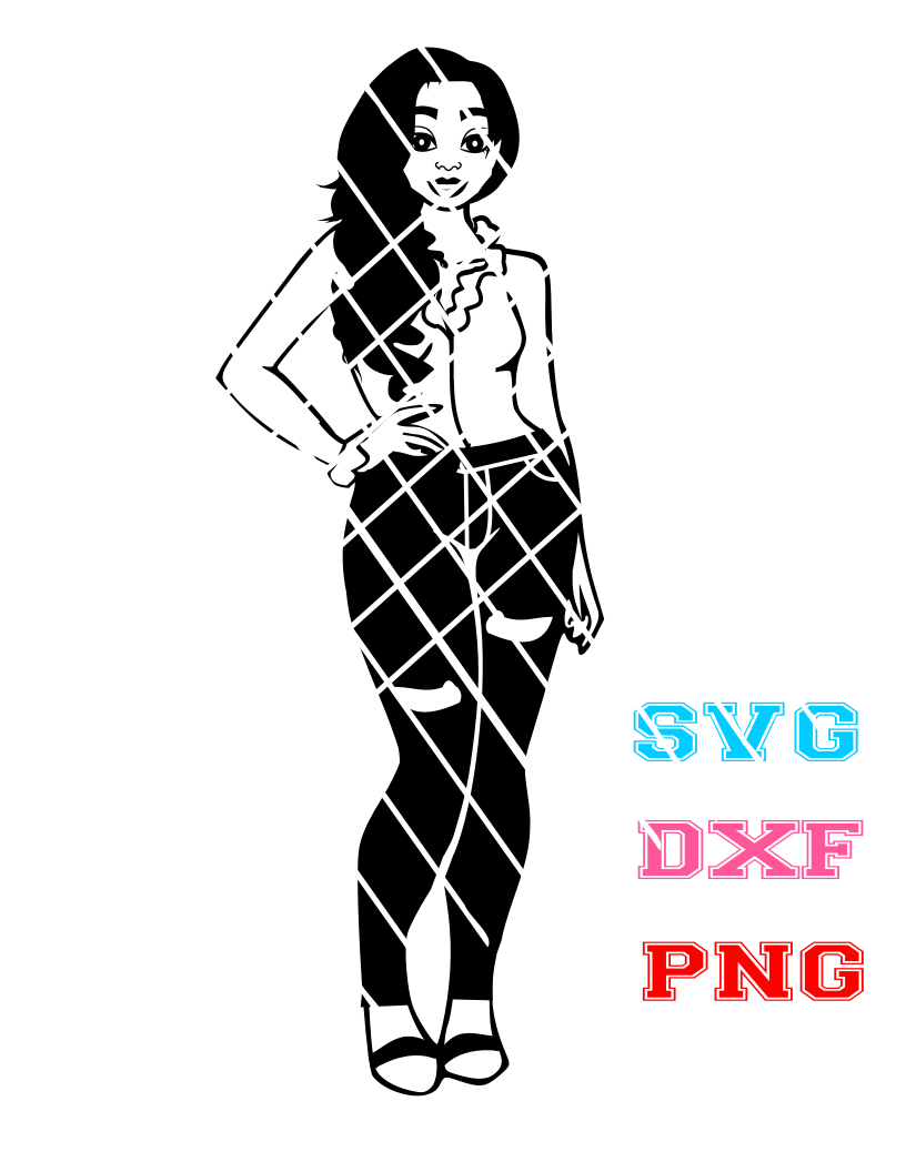 Mercedes svg, Afro girl svg,png,dxf