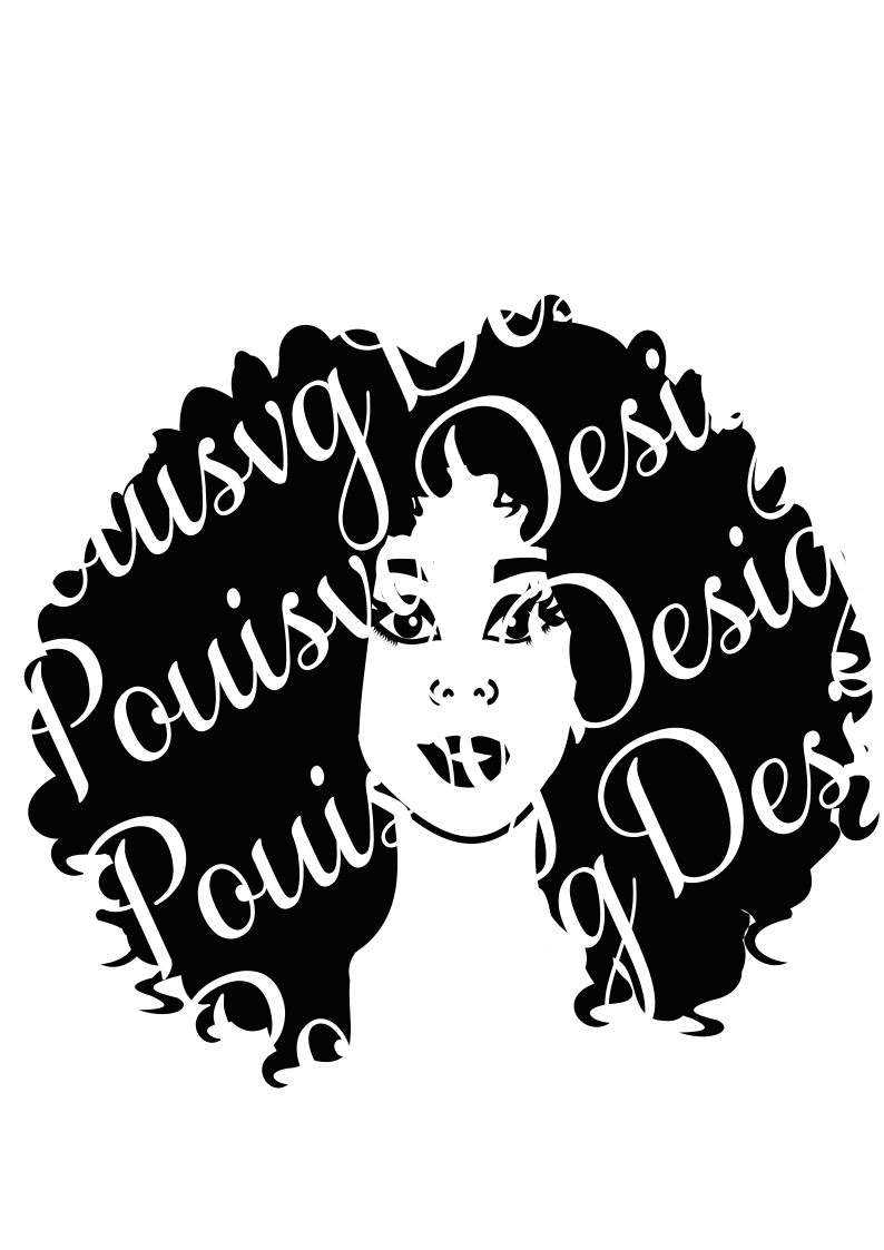 Mona svg, Black woman svg