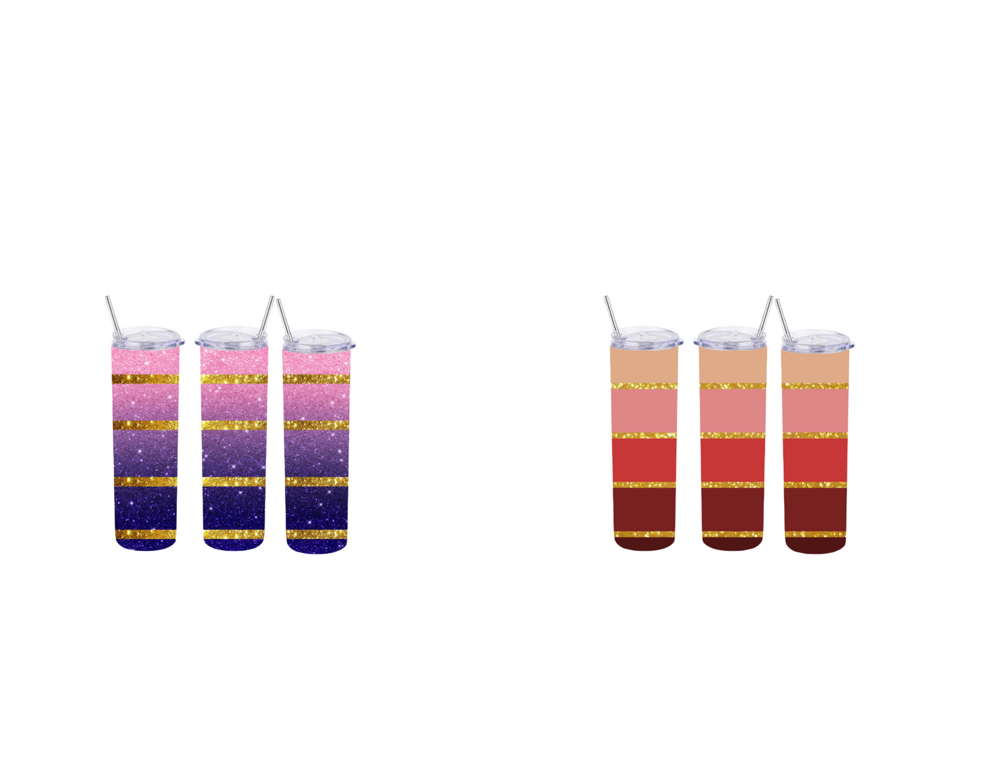 Marble Pink Blue 20 oz tumbler design 2 designs